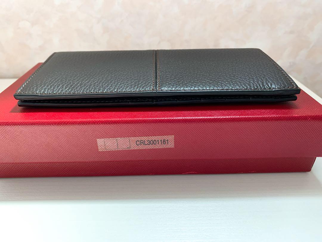 【未使用】Cartier カルティエ 長財布　サドルステッチ　エボニー　札入れ