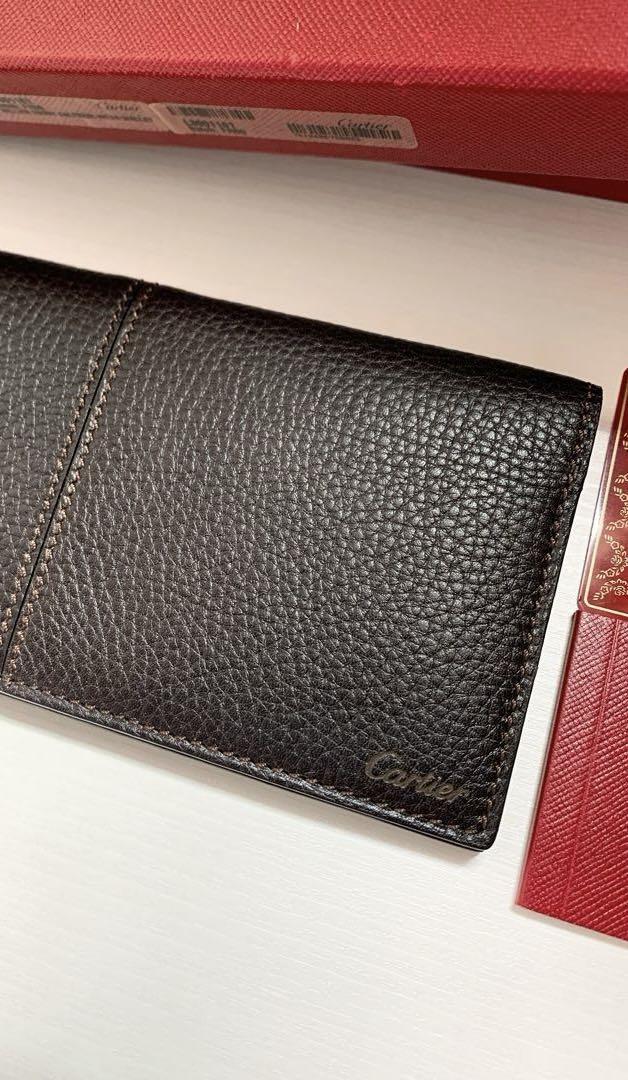 【未使用】Cartier カルティエ 長財布　サドルステッチ　エボニー　札入れ