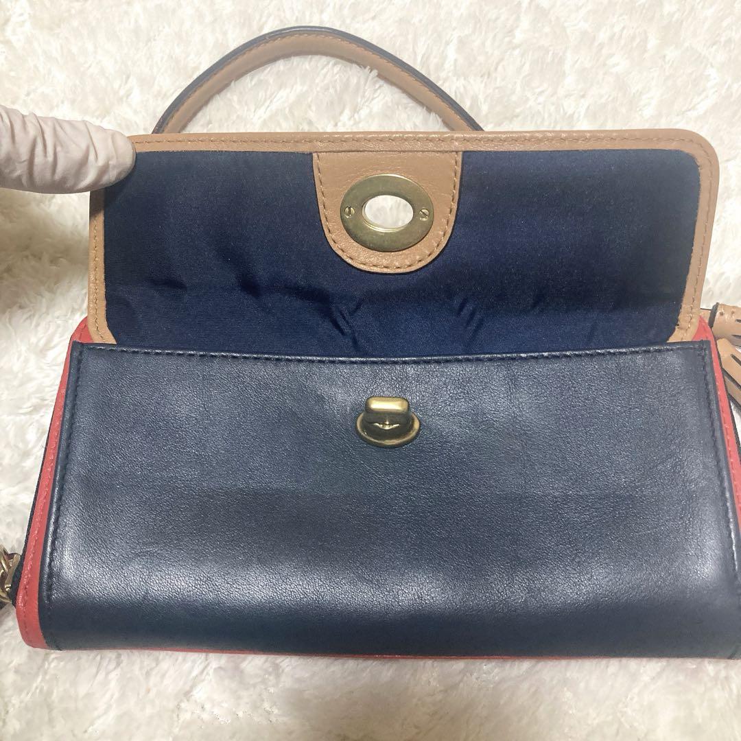 COACH ターンロック 長財布 ポーチ付き ☆ほぼ新品 COACH オールドコーチ 長財布 バッグ ターンロック