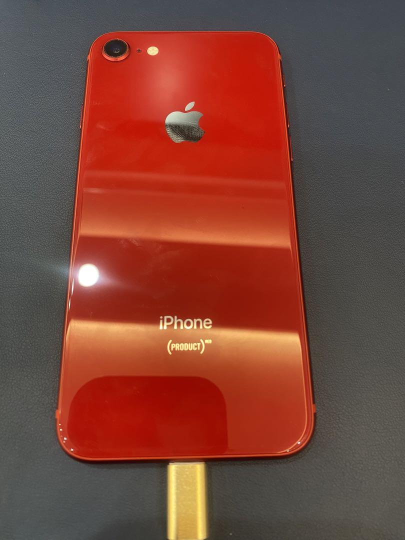 iPhone 8 レッド 256 GB SIMフリー スマートフォン本体