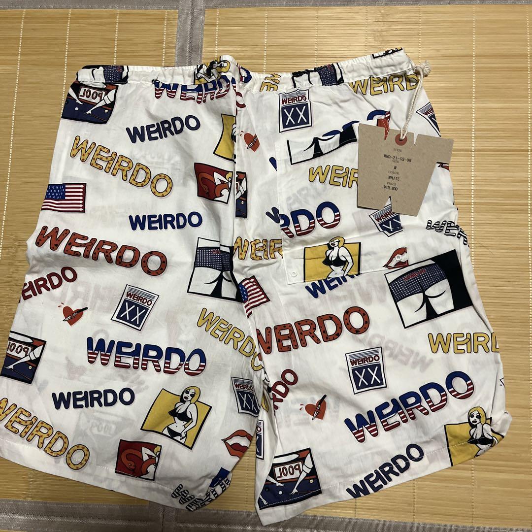 21ss WEIRDO ショーツ　ハーフパンツ　m 総柄　GLAD HAND