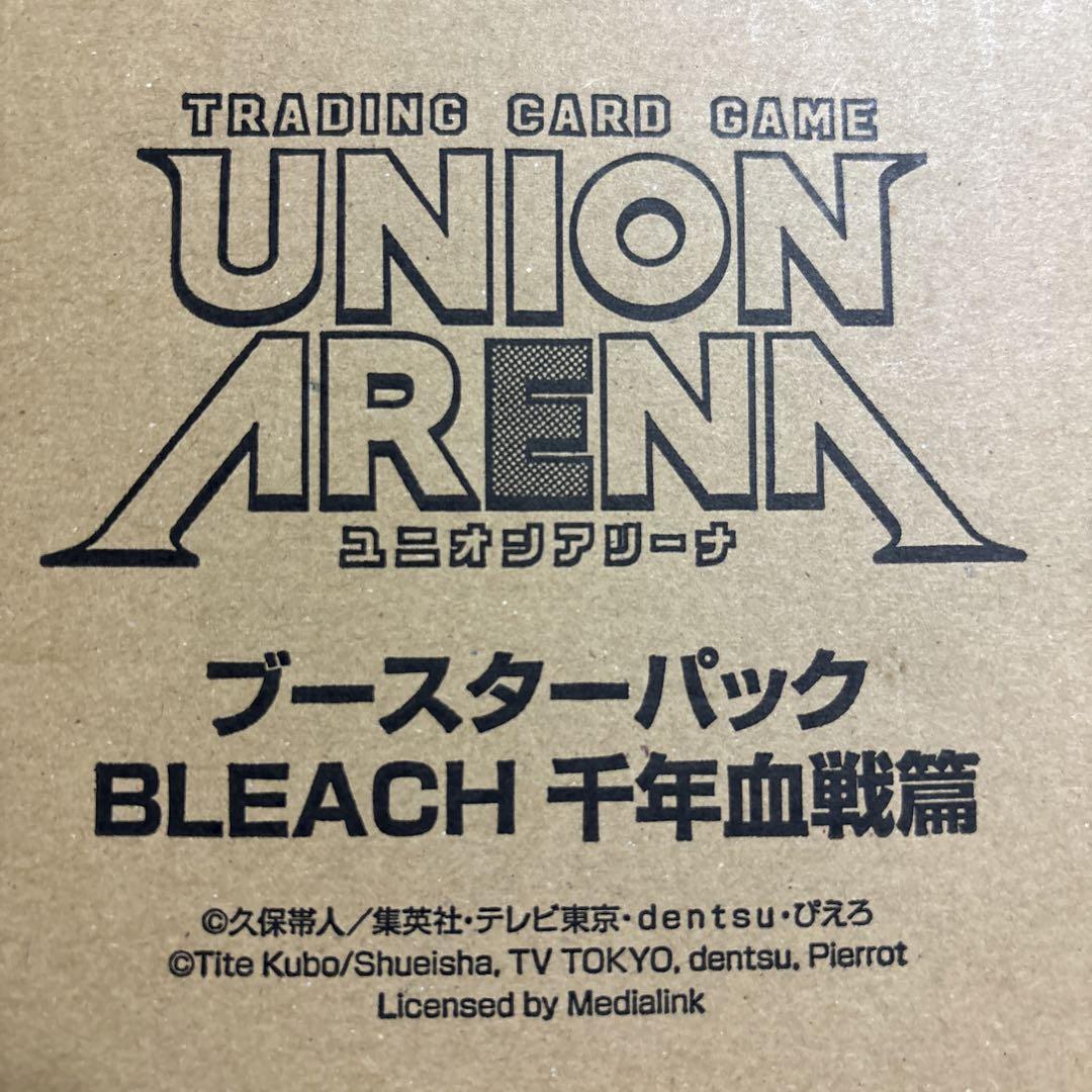 ユニオンアリーナ ブースターパック　BLEACH　千年血戦篇　未開封カートン