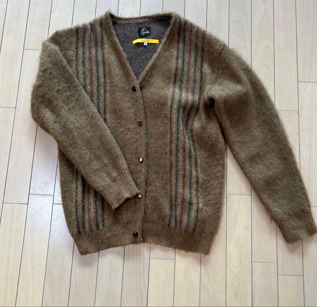 極美品　Needles×UNIONモヘアカーディガン