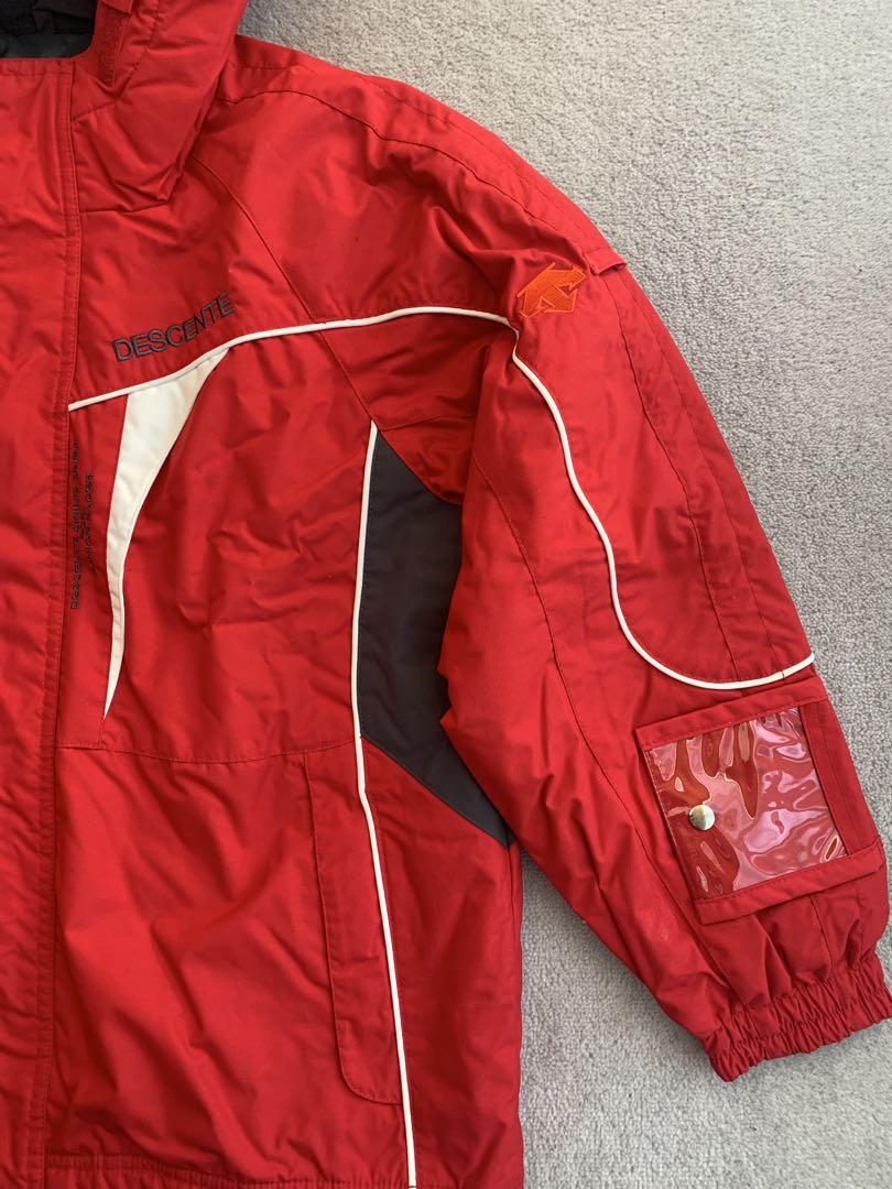 DESCENTE 赤 スキーウェア 150サイズ