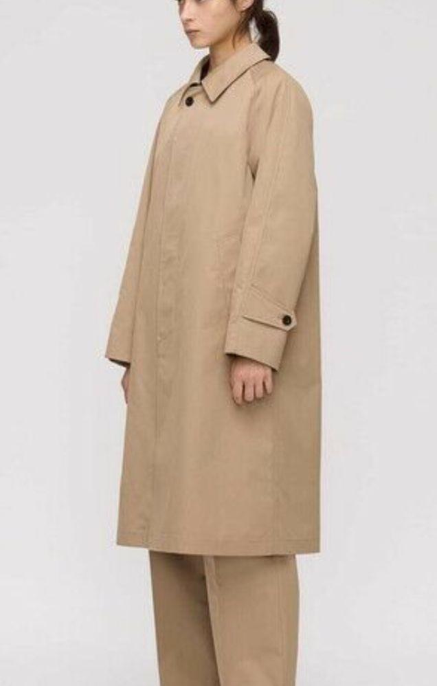 Aquascutum WHITE LABEL ギャバジン バルマカンコート S