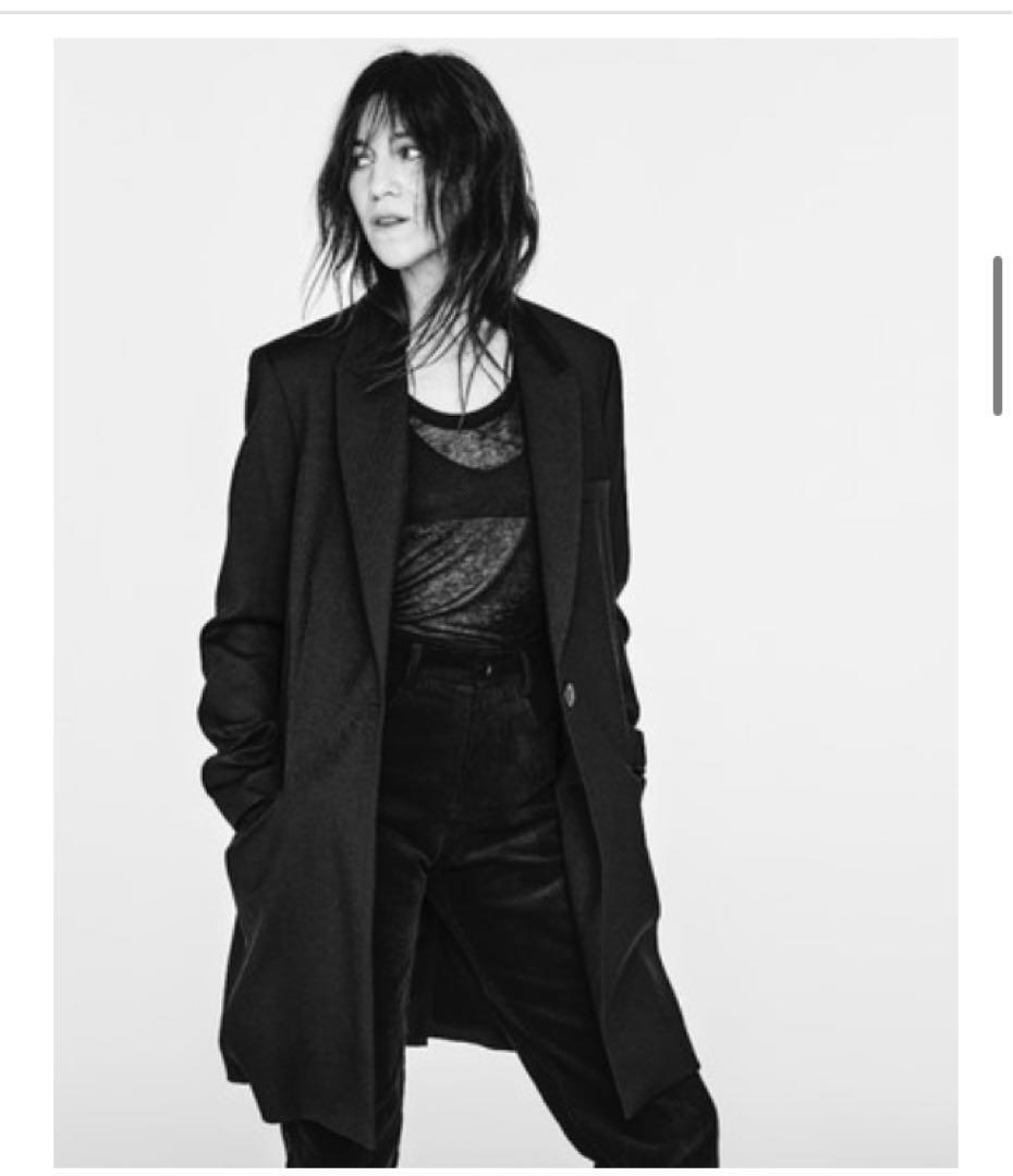 【希少】ZARA ザラ シャルロット・ゲンズブール コレクション ジャケットM黒