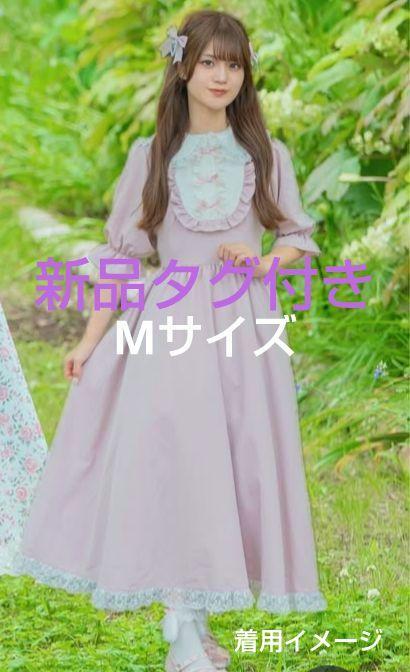 M 新品タグ付 しまむら 眞白ありす ワンピース うさ耳 ピンク