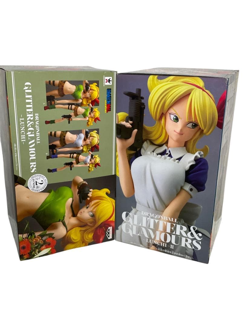 未使用！ドラゴンボール　ランチさん2体　グリッター＆グラマラス