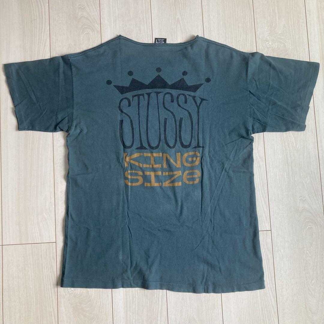 80s 前期 old stussy USA製 黒タグ KING SIZE - メルカリ