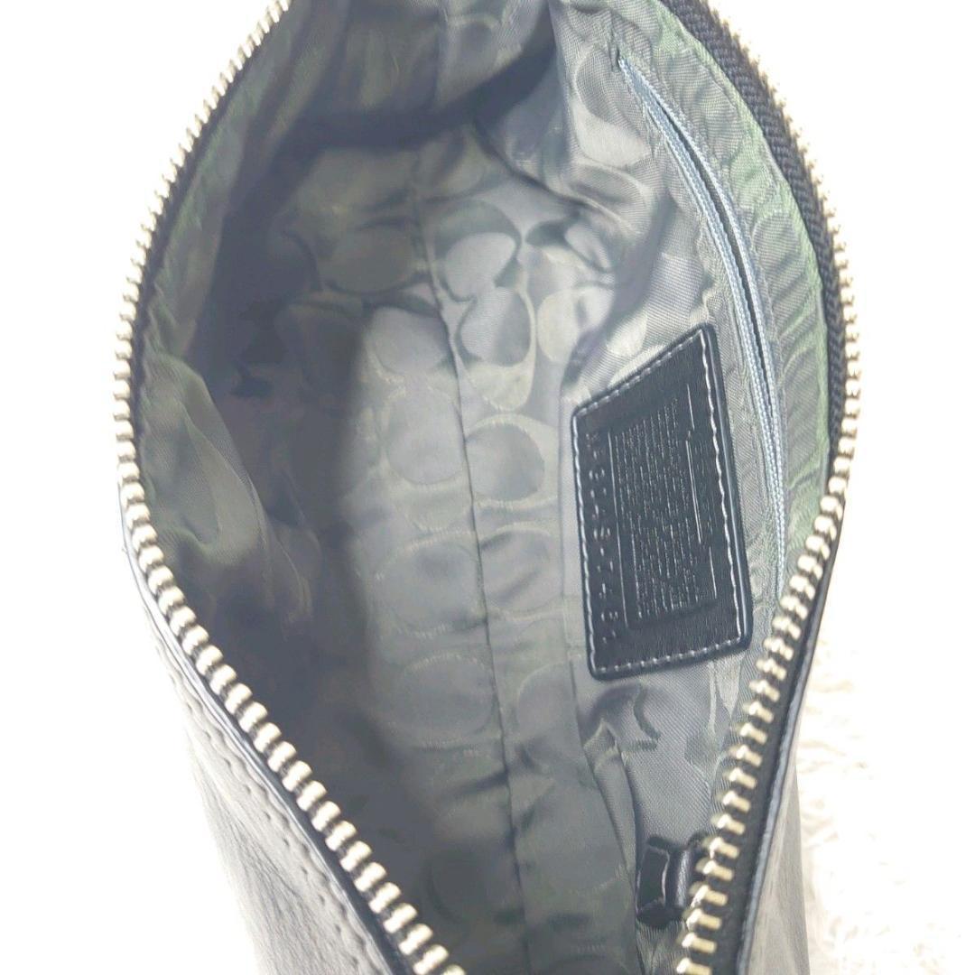 【極美品】COACH コーチ アクセサリーポーチ ワンショルダーバッグ レザー 【極美品】COACH コーチ アクセサリーポーチ ワンショルダーバッグ レザー