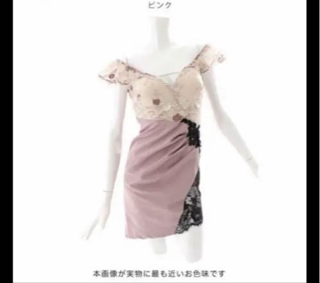 jewels Mサイズ ビジュー花柄刺繍ドレス 未使用