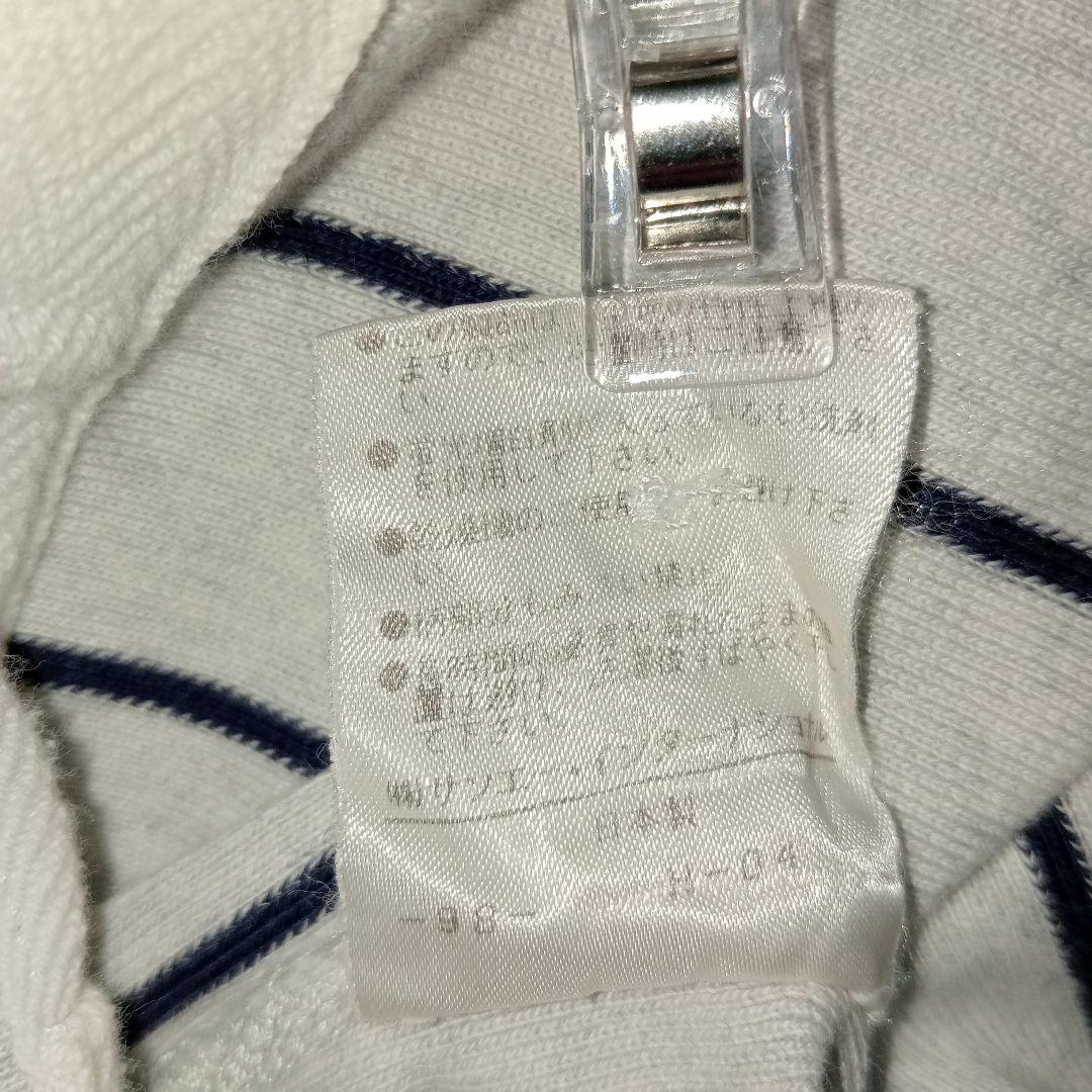 パーリーゲイツ　ポロワンピース　ゴルフウエア ストライプ　グレー　L