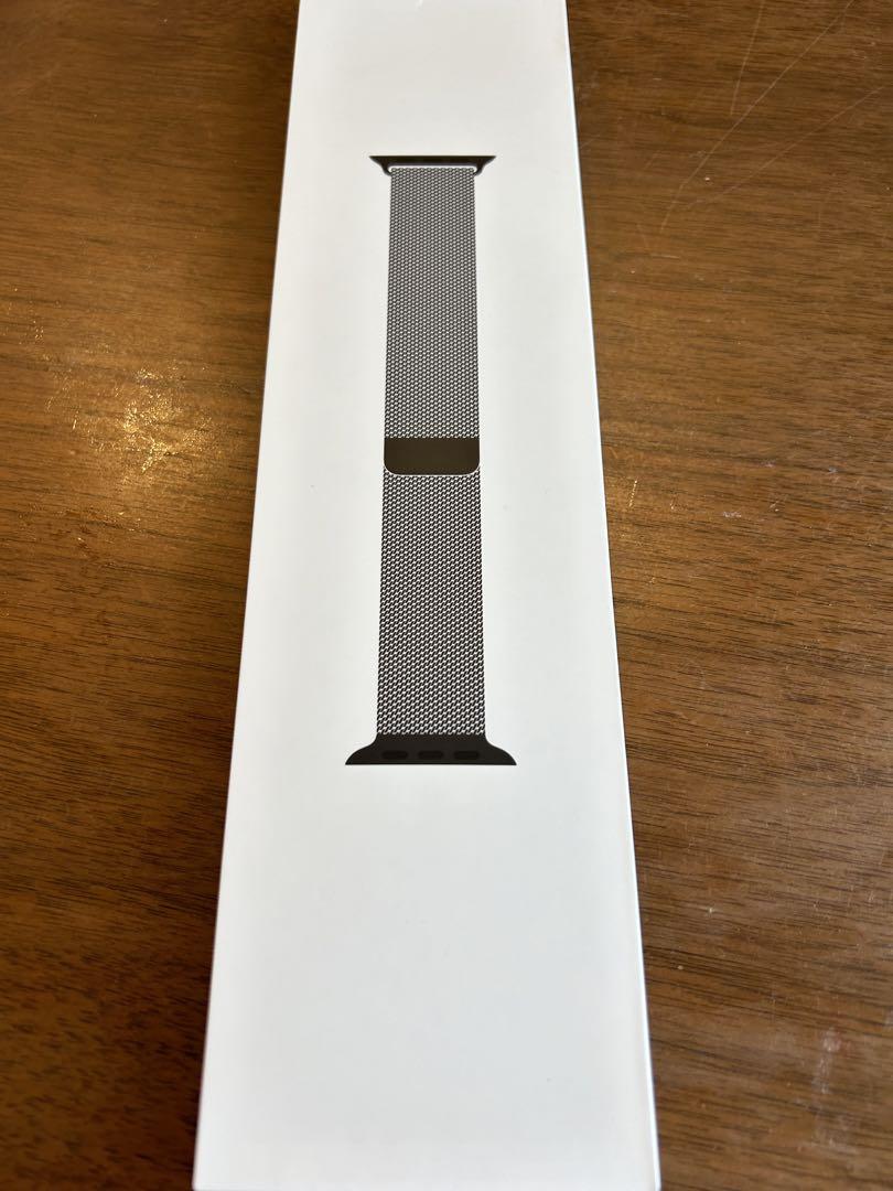 【即発送】45mm 用グラファイトミラネーゼル 箱付きープ  純正