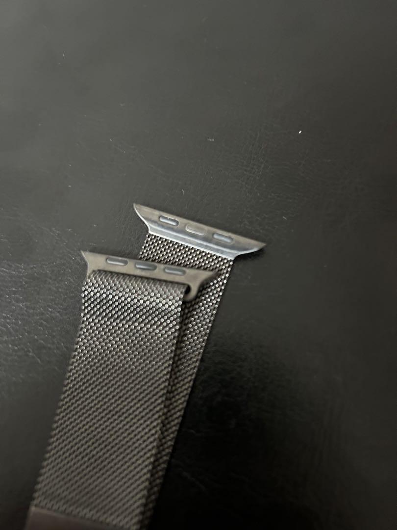 【即発送】45mm 用グラファイトミラネーゼル 箱付きープ  純正