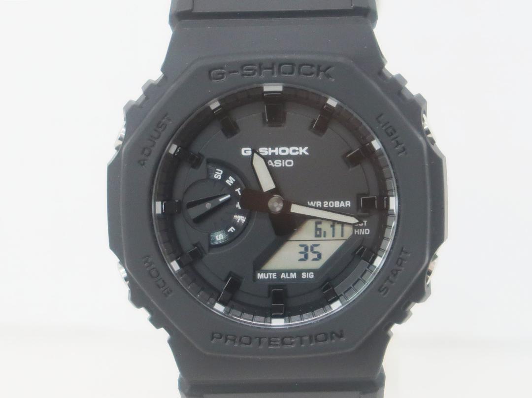 G-SHOCK 腕時計 GA-2100BCE オールブラック クロスバンド