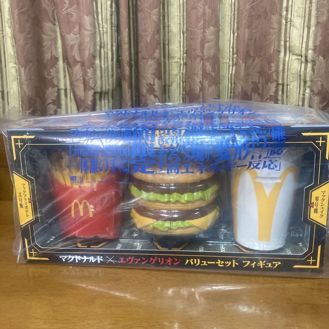 新品未開封マクドナルド エヴァンゲリオン バリューセット フ