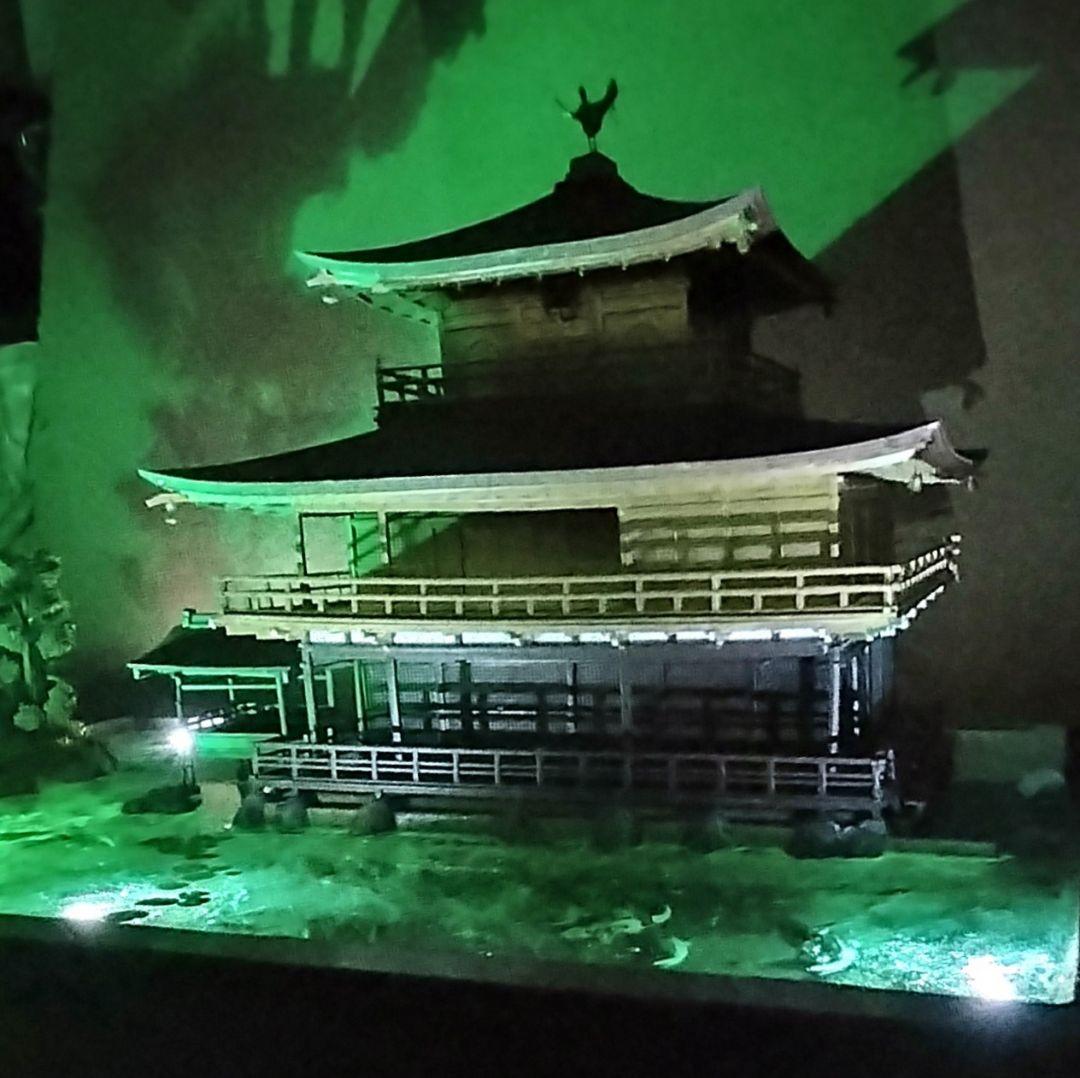 精密情景ジオラマ 世界遺産 鹿苑寺金閣 USB電源LED照明 アクリルケース付き 精密情景ジオラマ 世界遺産 鹿苑寺金閣 USB電源LED照明 アクリルケース付き