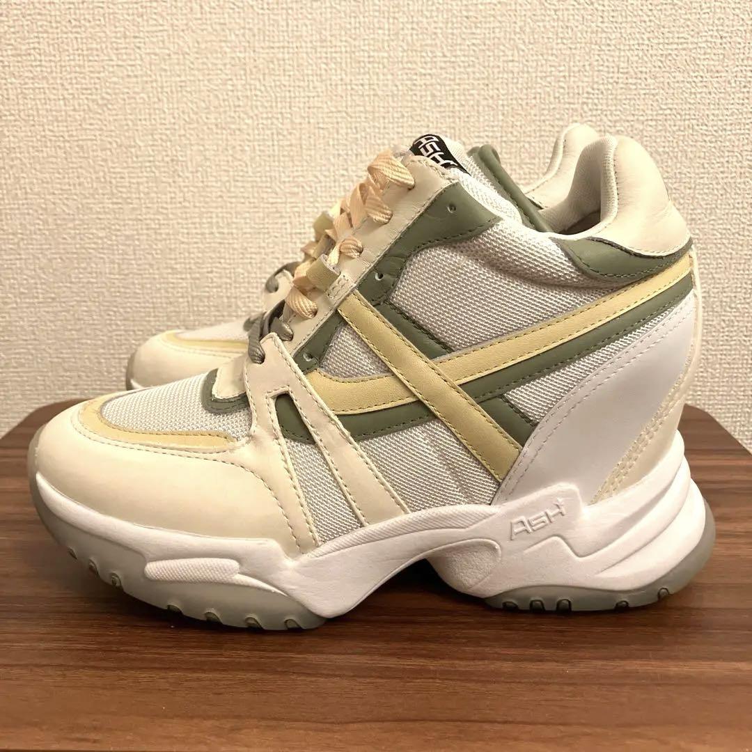 ASH INTENSE インヒールスニーカー24.5センチ 美品