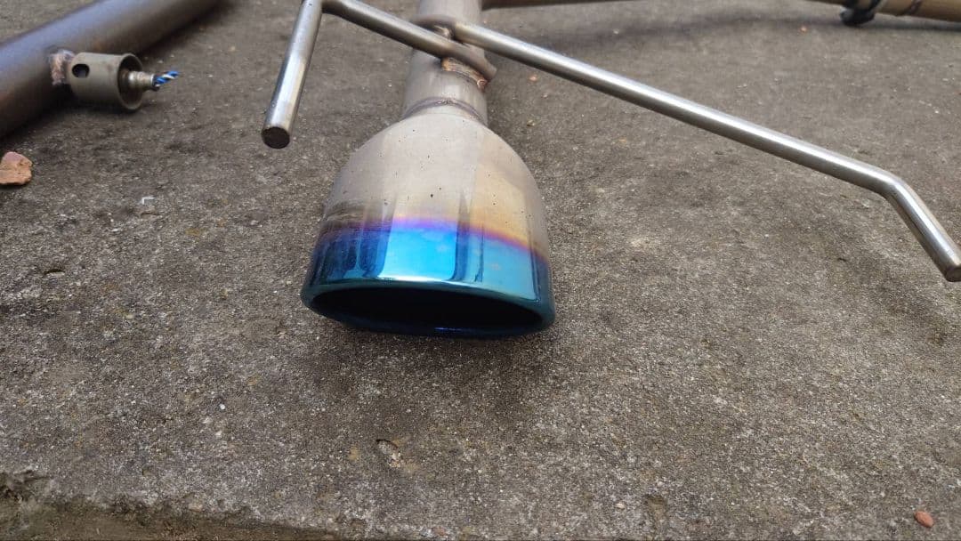 ストレートマフラーセット目立った傷や汚れなし