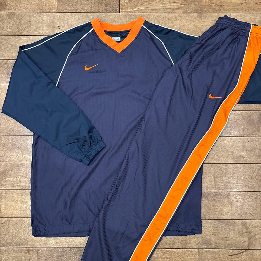 【美品】ナイキ ピステ上下 セットアップ ナイロンジャケット M