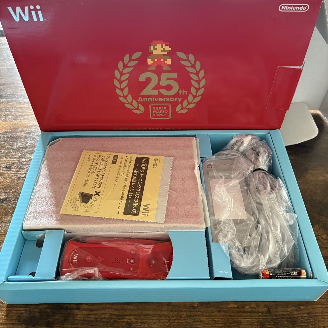 箱破損　未使用新品　wii スーパーマリオ25周年記念限定版 Wii スーパーマリオブラザーズ 25周年記念 未使用 - メルカリ