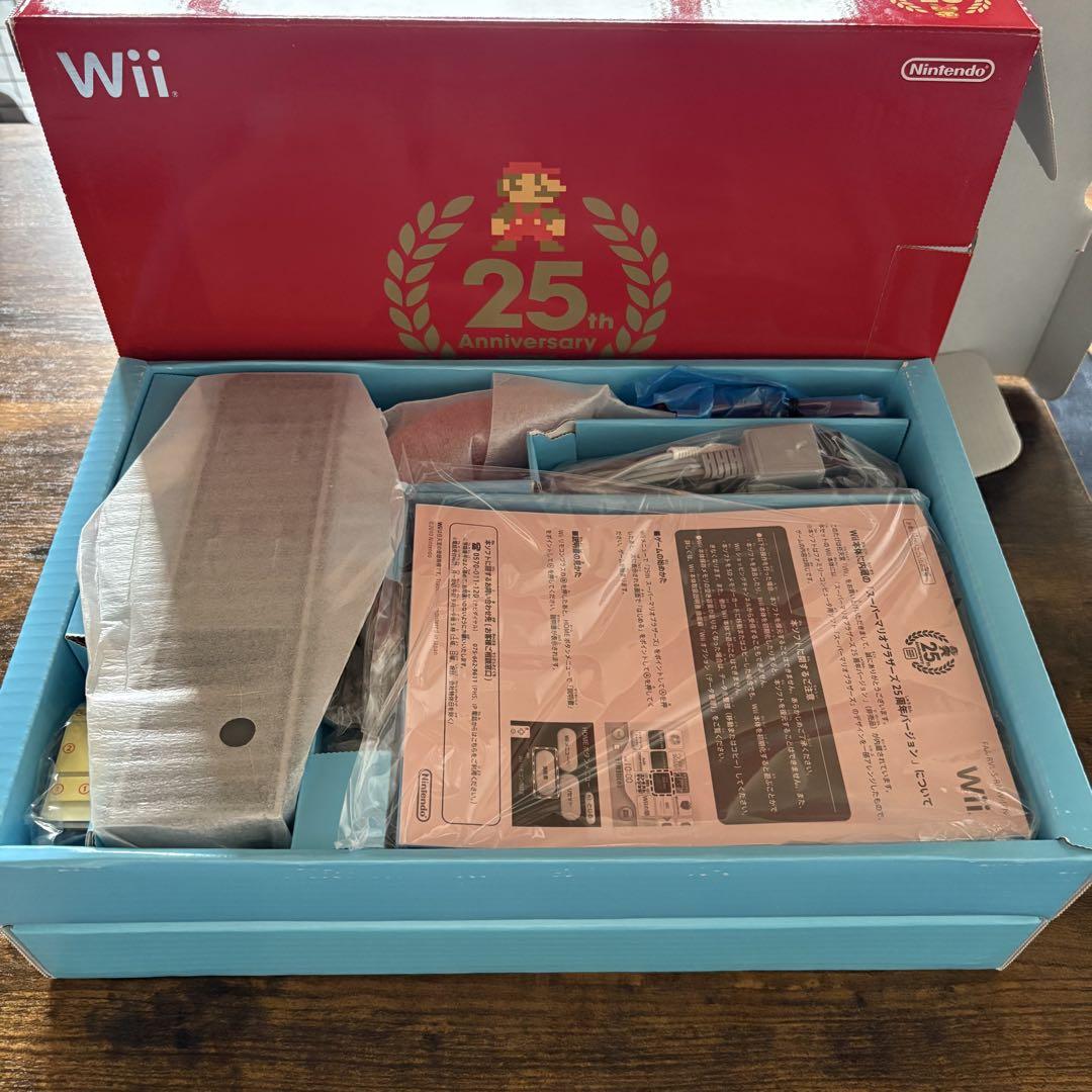 箱破損　未使用新品　wii スーパーマリオ25周年記念限定版 Wii スーパーマリオブラザーズ 25周年記念 未使用 - メルカリ