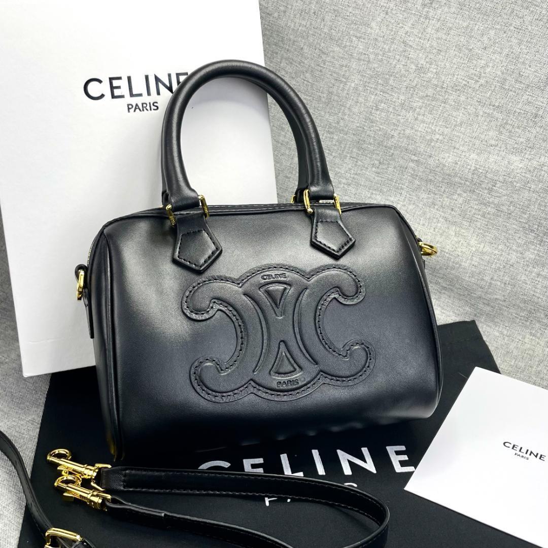 CELINE セリーヌ スモール ボストン バッグ - メルカリ