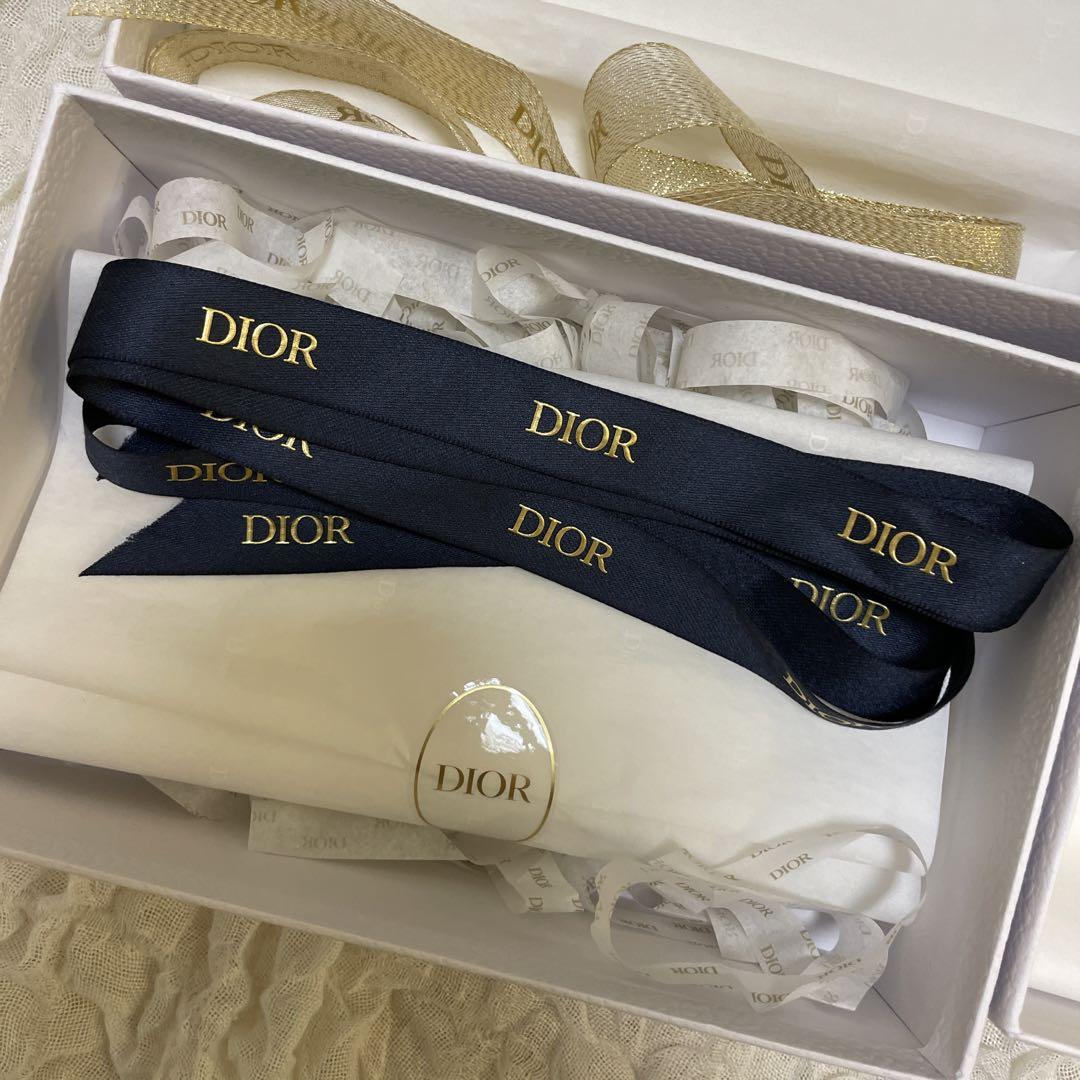 匿名配送☆ Dior ディオール シューズ　箱　リボン Christian Dior - 匿名配送☆ Dior ディオール シューズ 箱