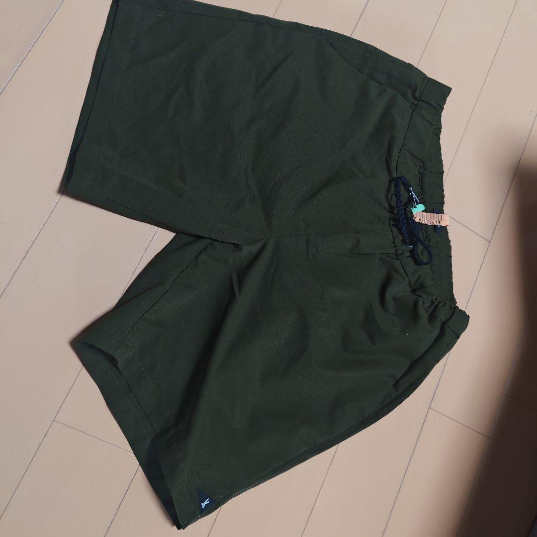 DENHAMデンハム ハイブリッドショーツ オリーブ　Mサイズ