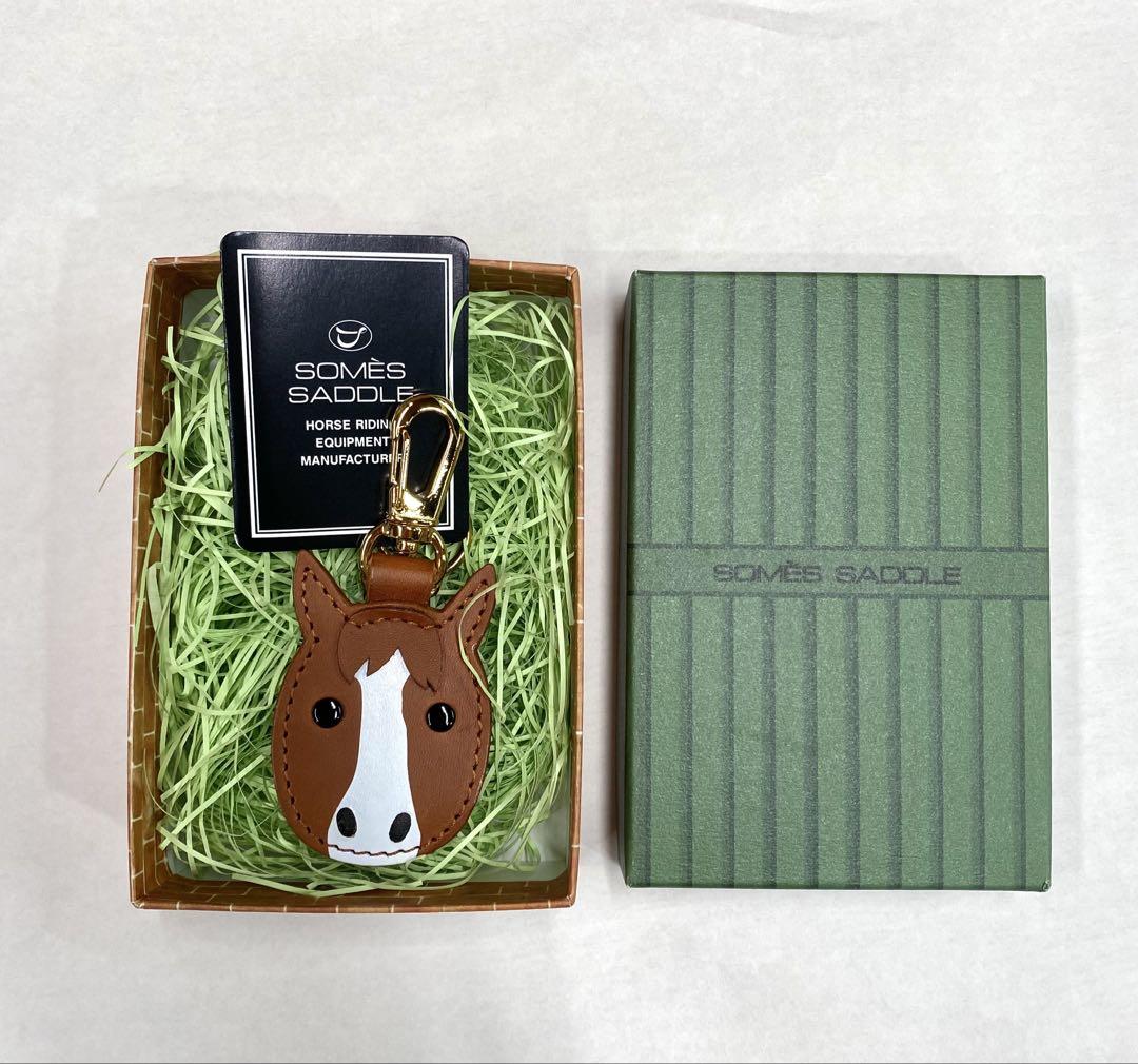 SOMES SADDLE 馬の頭部デザイン キーホルダー