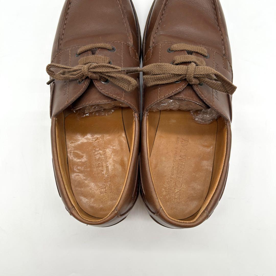 美品 J.M.WESTON 690 ヨット ダービー 6D ロシアンカーフ - メルカリ