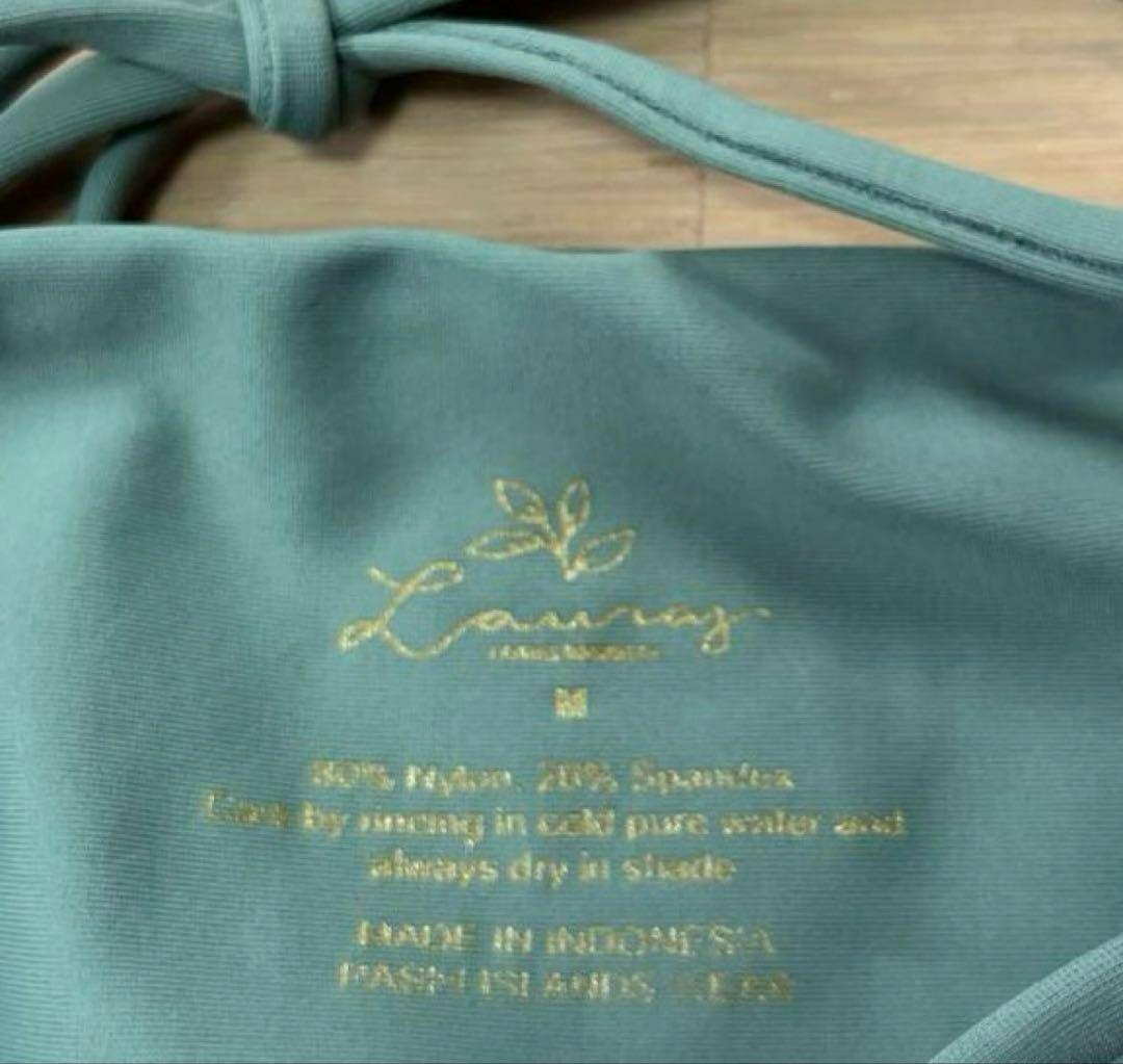 ローラス　Lauras swimwear ワンピース 水着 Mサイズ　グリーン