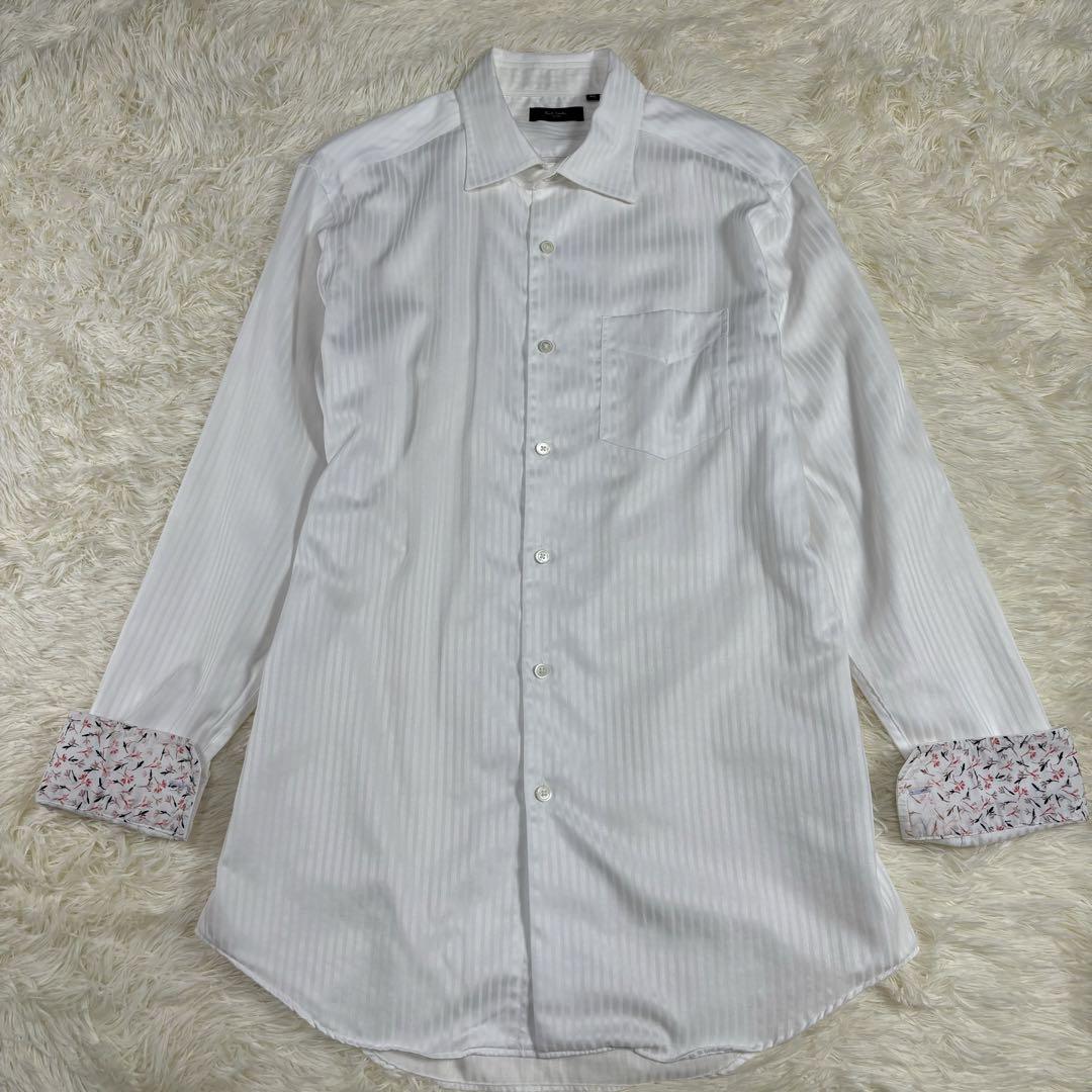 Paul Smith ポールスミス 長袖シャツ ストライプ 花柄 L~XLサイズ