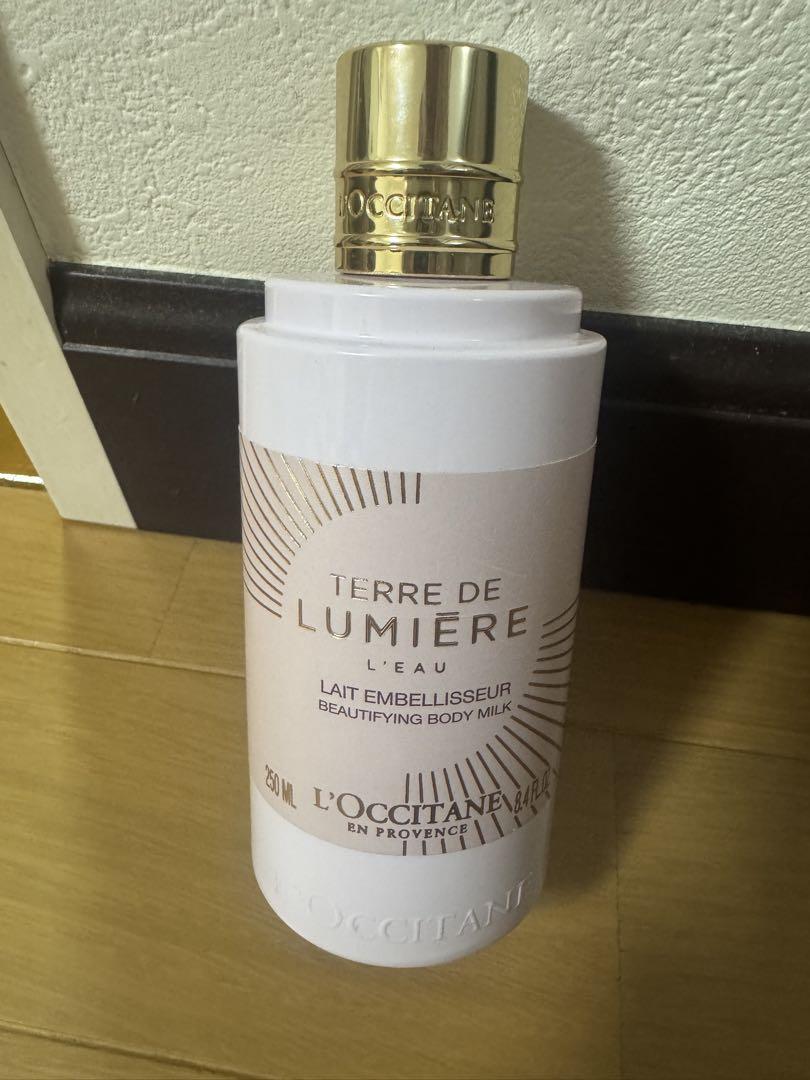 L'Occitane Terre de Lumière ボディミルク250ml L'Occitane Terre De Lumiere L'Eau Beauty Body Lotion, 250ml