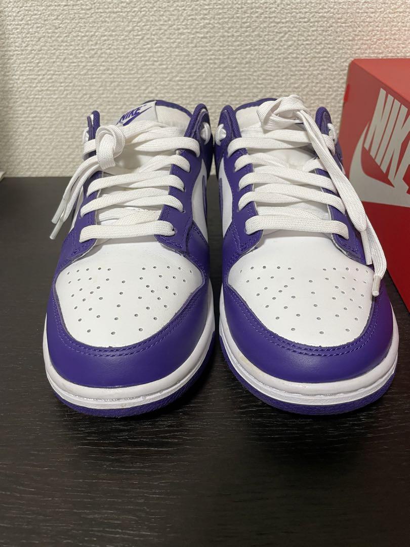 美品 NIKE Dunk Low Retro court purple