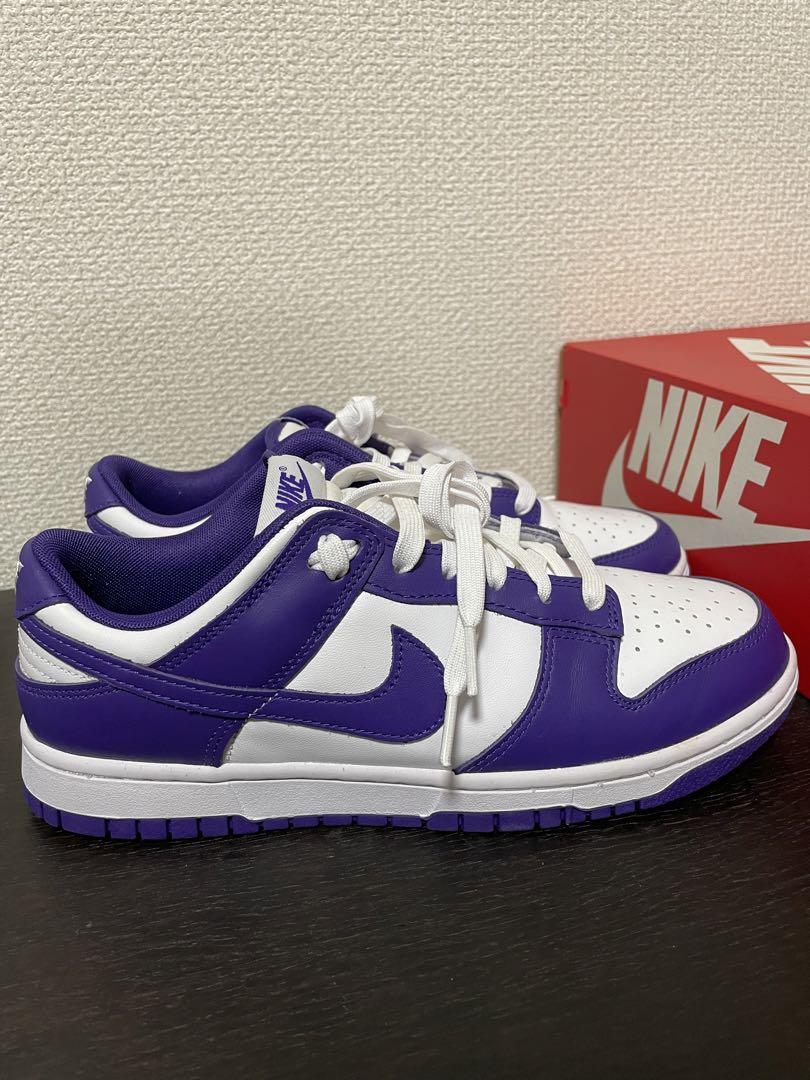 美品 NIKE Dunk Low Retro court purple