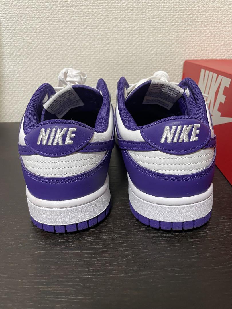 美品 NIKE Dunk Low Retro court purple