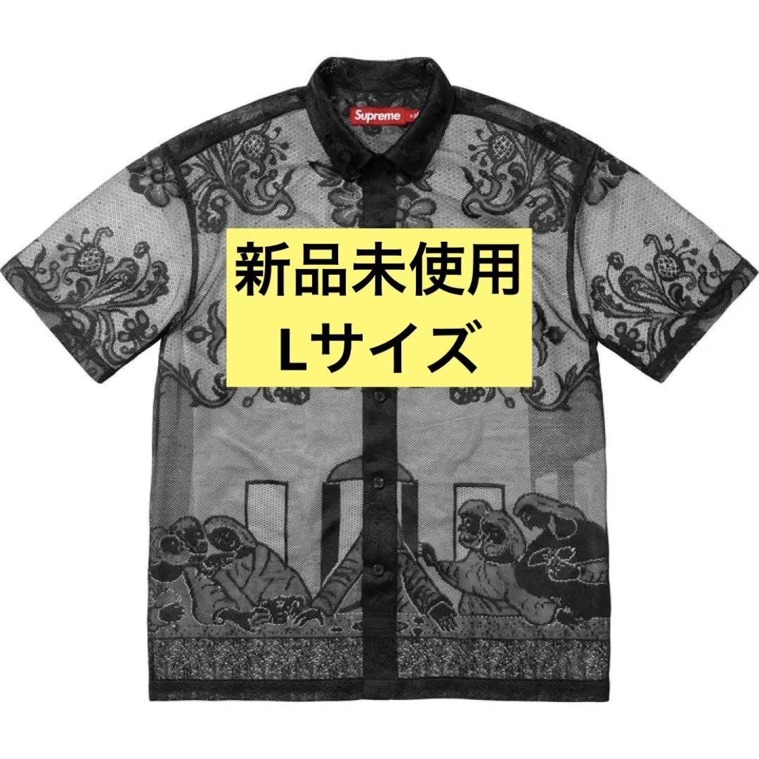 Supreme★Last Supper 最後の晩餐 レース 半袖 シャツ Supreme - Supreme Last Supper Lace S/S Shirt Blackの通販 by