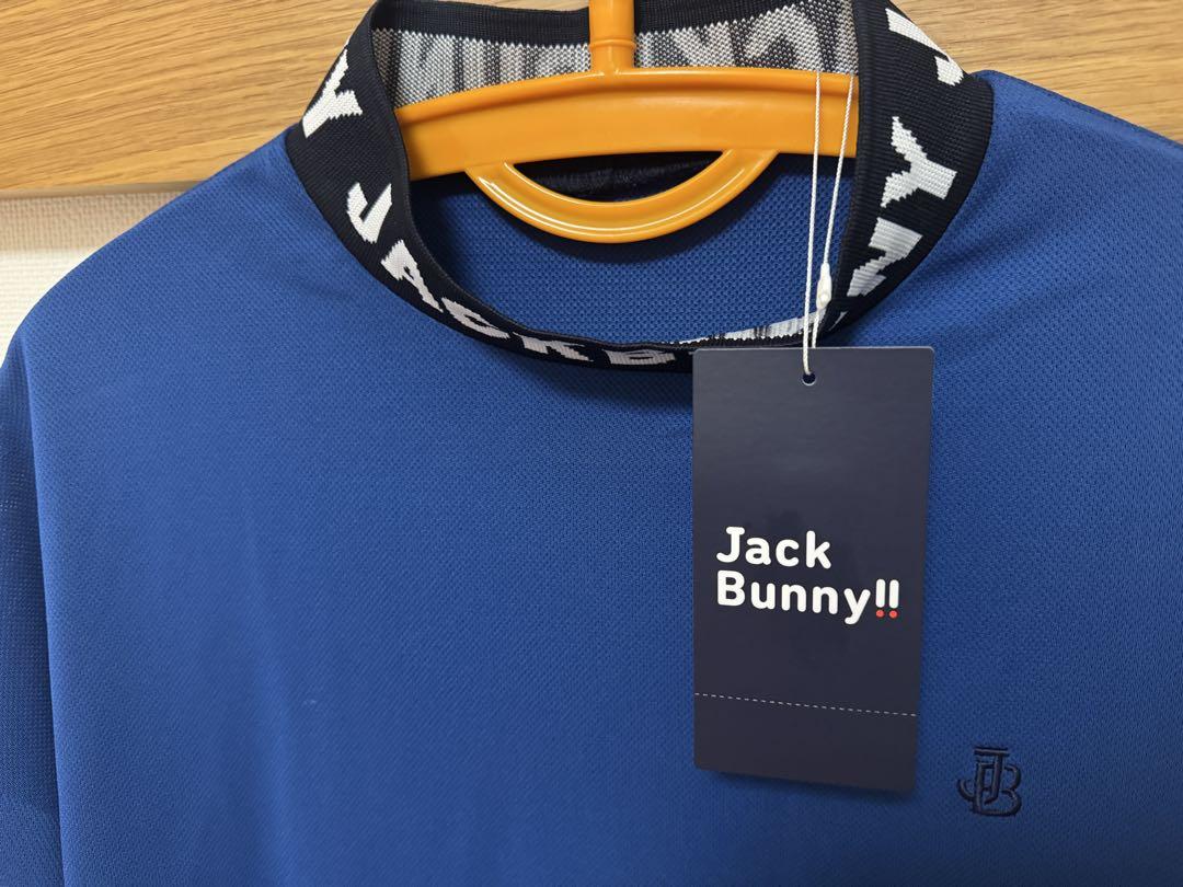 Jack Bunny!! 青色 ゴルフシャツ 未使用品 タグ付き