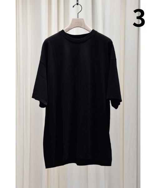 COMOLI 25SS コットンジャージ 半袖Tシャツ 3