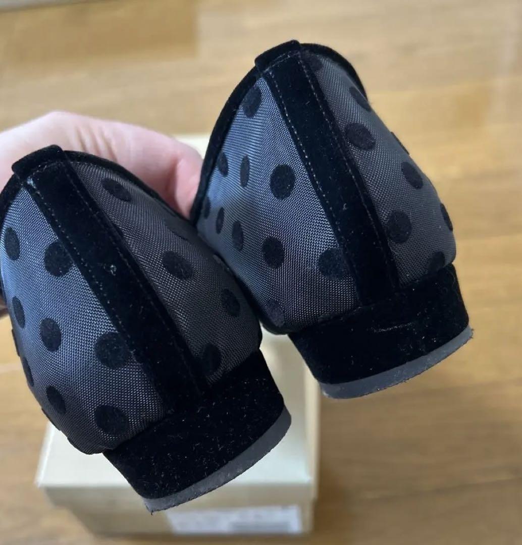 【専用】ルタロン　ポインテッドチュールリボンフラット