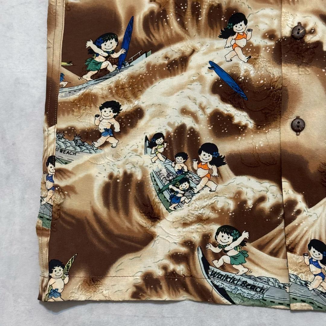 良デザイン 88TWWS HAWAII 開襟 シルク アロハ DM1280M 88TEES KANDAIZUMI_COM