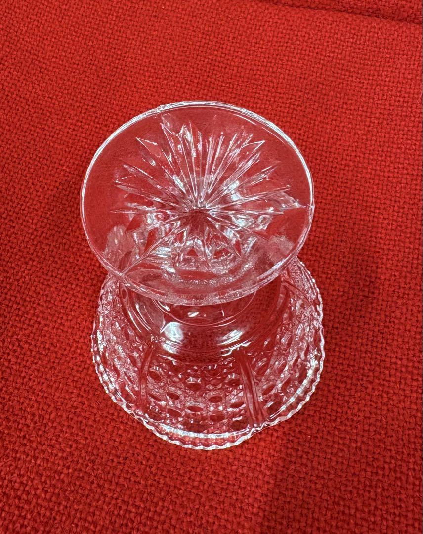 アデリア クリスタル ガラス 蓋付き 高上杯 ADERIA CRYSTAL