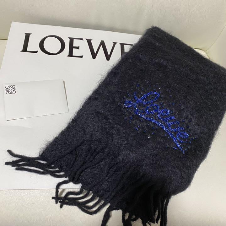 LOEWE マフラー　ロエベ　モヘヤ