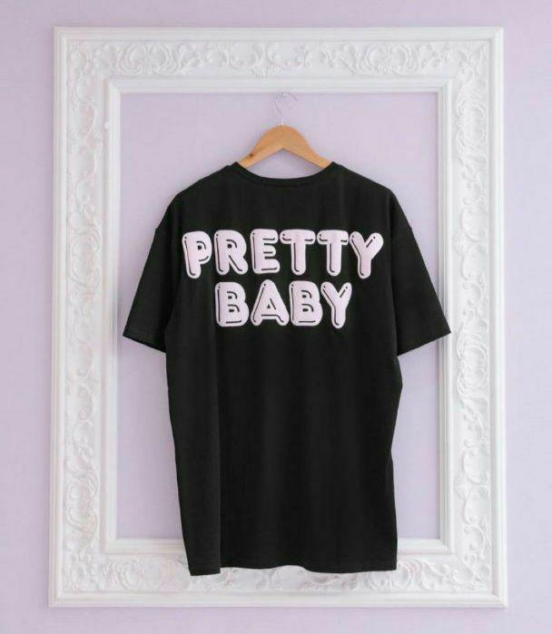 pium ピウム トップス ぷりてぃーべいびーオーバーサイズTシャツ