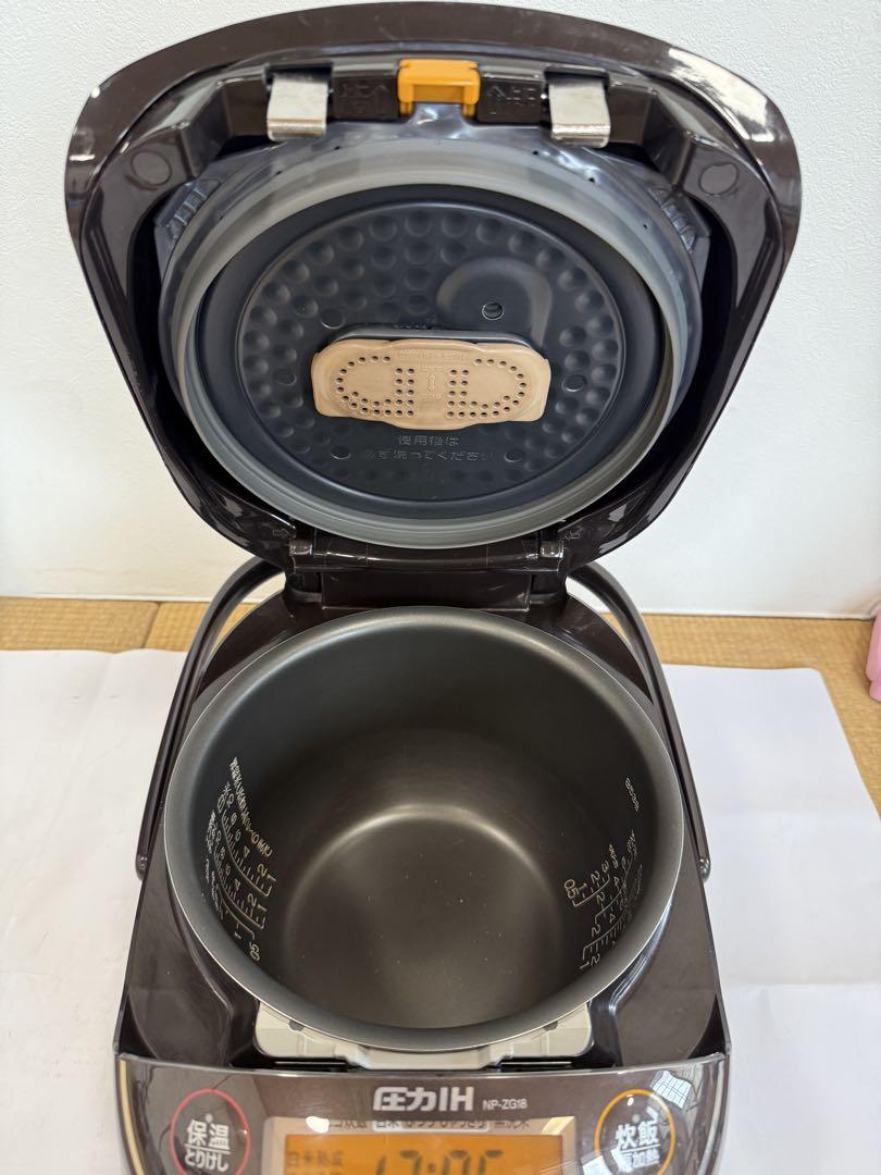 ZOUJIRUSHI 象印 圧力IH炊飯器 一升炊き 10合炊き NP-ZG18 象印 10号 一升炊き 圧力 IH 炊飯器 NP-ZG18
