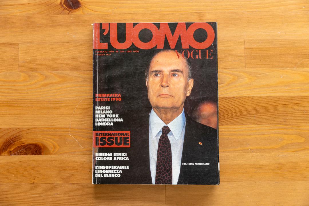 L'UOMO VOGUE Magazine 1990 02 N.204 - メルカリ