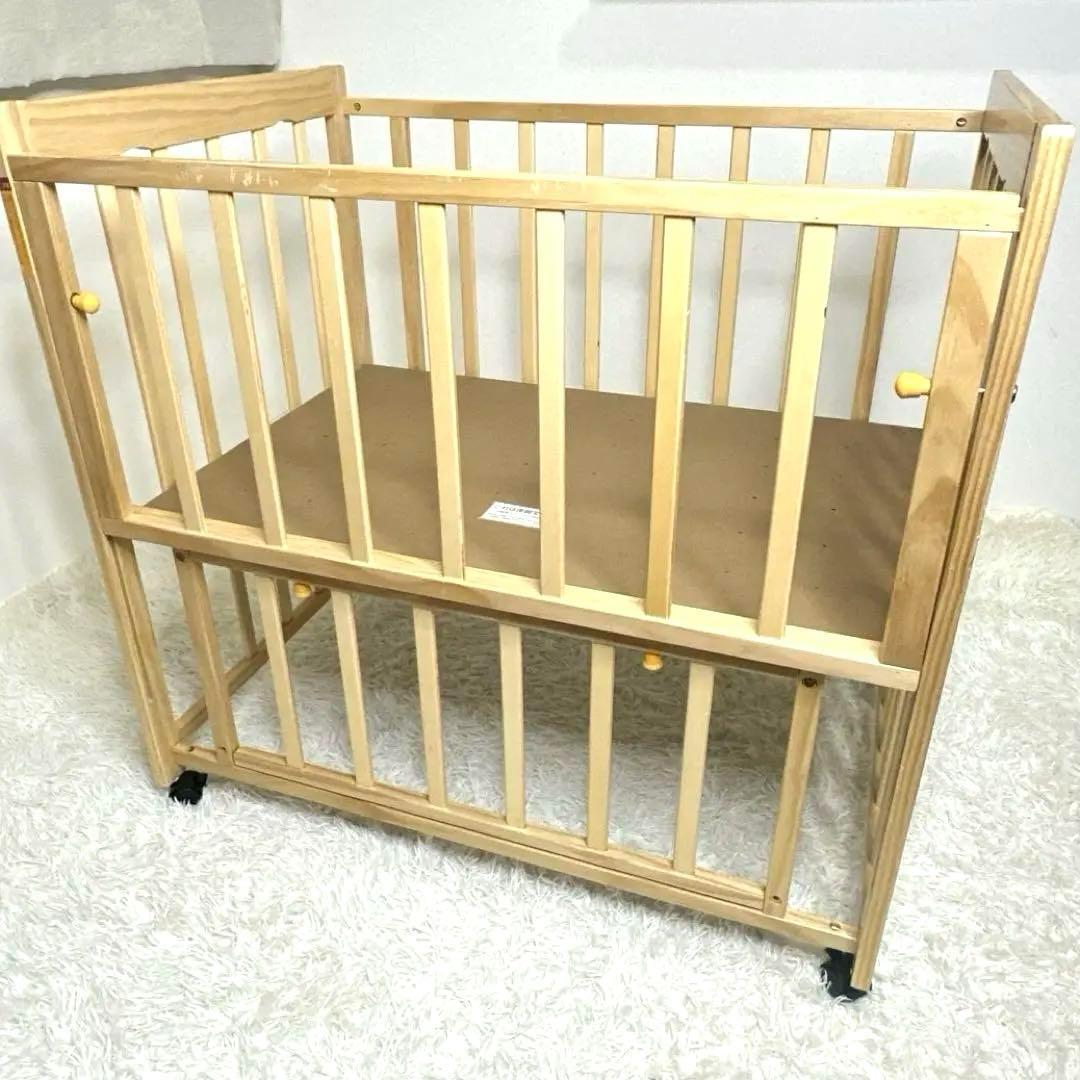 ハピネス Baby bed NEタイプ　ベビーベッド 組立説明書　工具付　美品