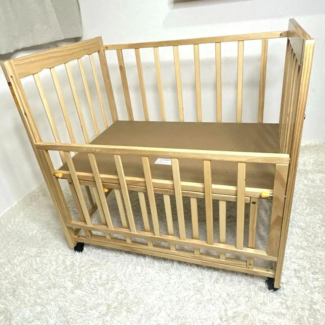 ハピネス Baby bed NEタイプ　ベビーベッド 組立説明書　工具付　美品