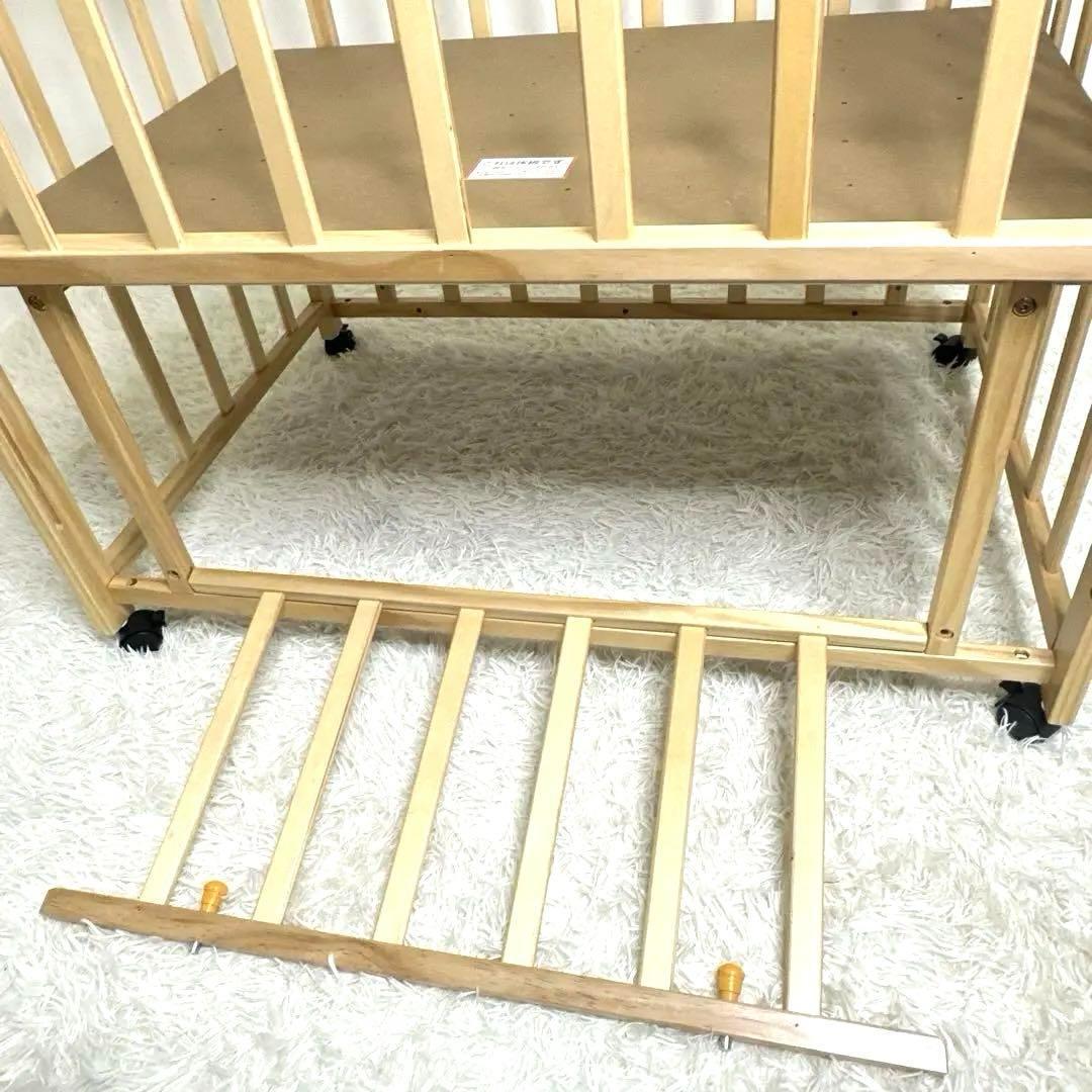 ハピネス Baby bed NEタイプ　ベビーベッド 組立説明書　工具付　美品
